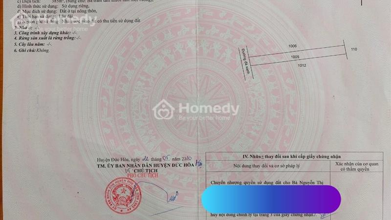Chính Chủ Cần Bán Nhanh 3 Lô Đất Full Thổ Cư 100%, ngay sát dự án Vinhomes Hậu Nghĩa - Ảnh 2