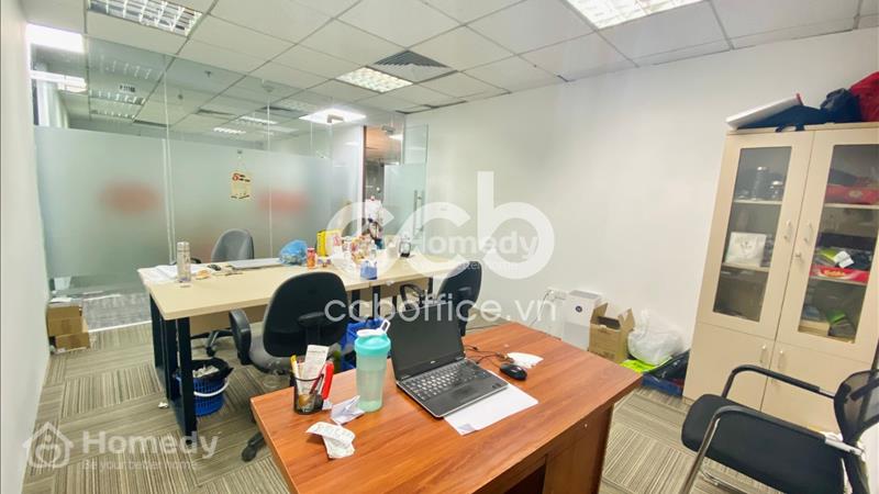  Văn phòng cho thuê đã setup full nội thất cho 4-5 người tại tòa VIỆT Á, số 9 Duy Tân, Cầu Giấy, HN - Ảnh 1