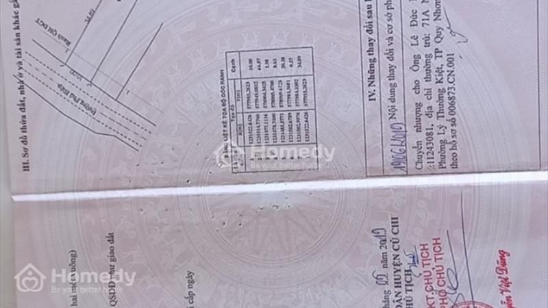 Cần bán đất mặt tiền đường Phú Hiệp xã Phú Mỹ Hưng, Củ Chi, Giá cực tốt - Ảnh 3