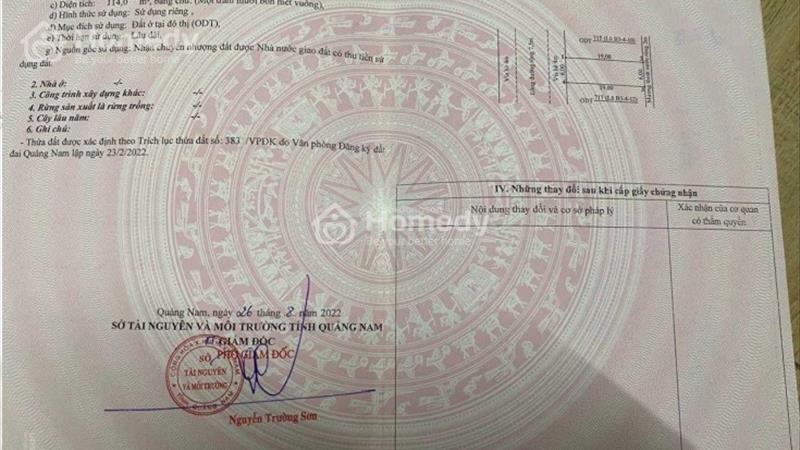 Đất điện bàn, hội an sát chợ lai nghi mặt tiền 7m5 giá rẻ - Ảnh 1