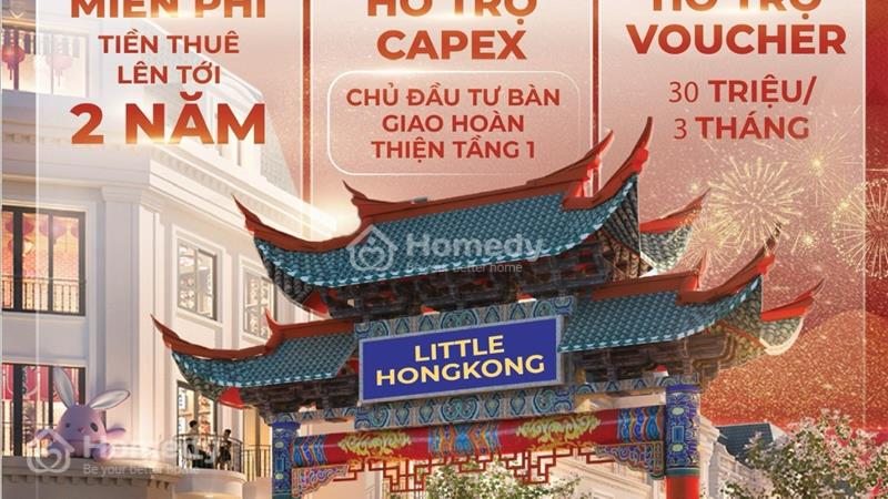 Cho thuê miễn phí Shophouse tại Little Hongkong - Vinhomes Ocean Park 2 - Ảnh 1