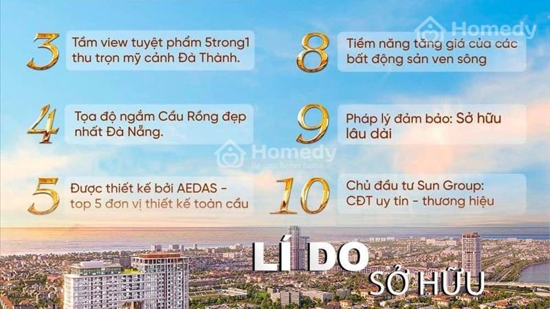 Độc quyền giỏ hàng từ CĐT giá cực tốt căn hộ view sông Hàn cầu Rồng - Sun Ponte Residence - Ảnh 3
