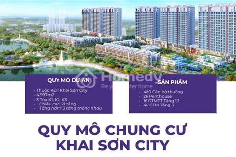 Cập nhật chính sách bán hàng và quỹ căn mới T5 dự án Khai Sơn City, Căn đẹp-Giá tốt-Nhiều ưu đãi