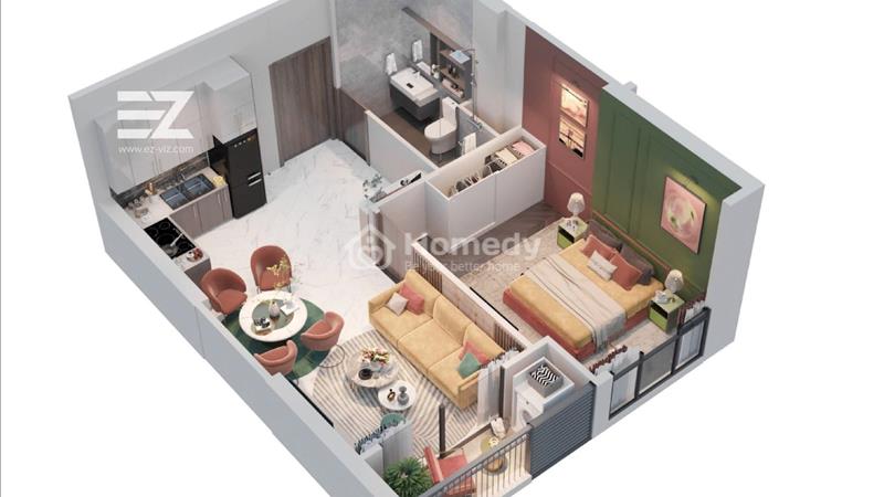 Bán 1PN 45m R101 tầng trung view nội khu mát mẻ, nhận nhà ngay Vinhomes Ocean Park giá 2,2 tỷ - Ảnh 2