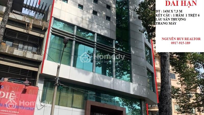 Tòa Nhà 500 M2- Mt Bùi Thị Xuân - Ngang 14m- 1 Hầm+7 Tầng- 150 Tr/th - Ảnh 1
