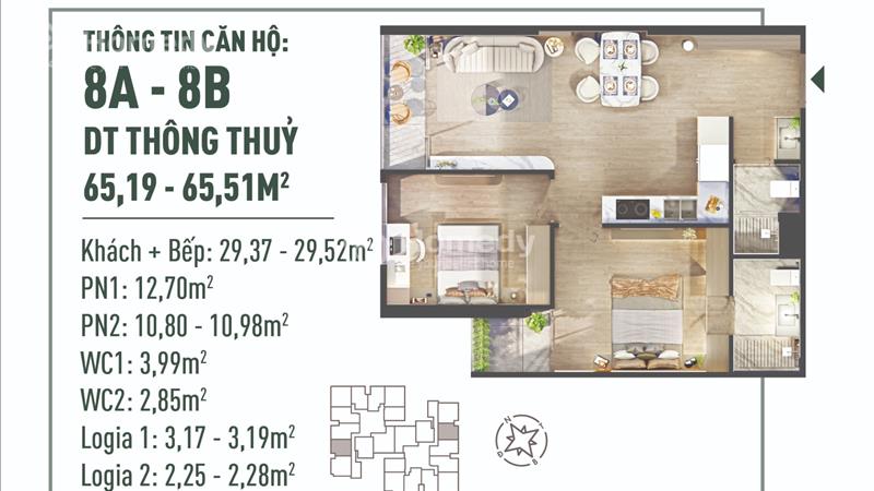 Cập nhật quỹ căn đẹp nhất The Fibonan, căn 56-96m2 từ 2-3PN, giá chỉ từ 2,7 tỷ - Ảnh 2