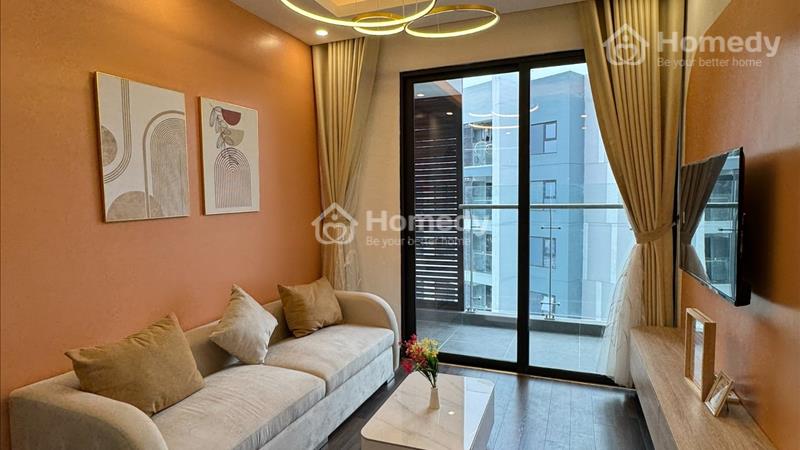 Cho thuê căn hộ 2 ngủ , 2 vệ sinh Hoàng Huy Commerce full nội thất giá 10 triệu - Ảnh 1