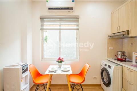 Cho thuê căn hộ 1 ngủ đầy đủ nội thất, dịch vụ dọn dẹp giặt là tại ngõ 39 Linh Lang