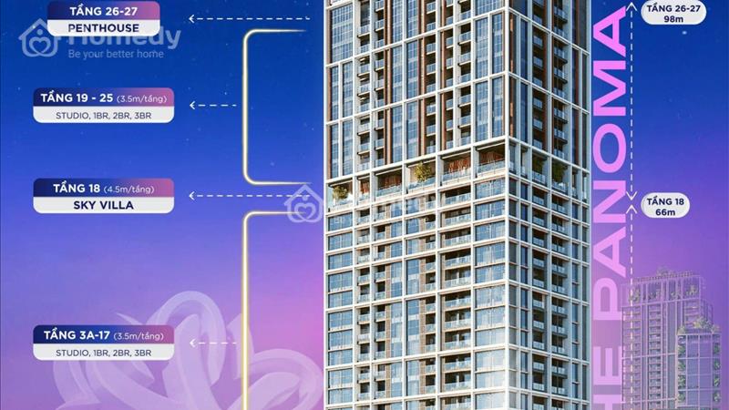 Căn hộ 1BR+1 Panoma 2 VIP trực diện sông Hàn giá rẻ hơn giỏ hàng CĐT 400 triệu, sở hữu lâu dài - Ảnh 6