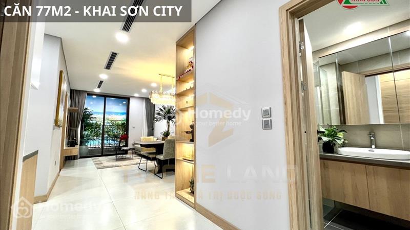 Chỉ từ 4,1 tỷ sở hữu căn hộ 2 ngủ 2 vệ sinh, view hồ điều hòa, thành phố về đêm tại Khai Sơn City - Ảnh 4