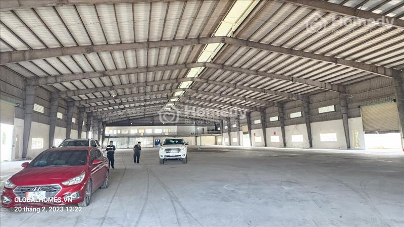 Cho thuê xưởng 1800m2 cụm công nghiệp đức hoà đông, gần kcn tân đô, tân đức, hải sơn. - Ảnh 1