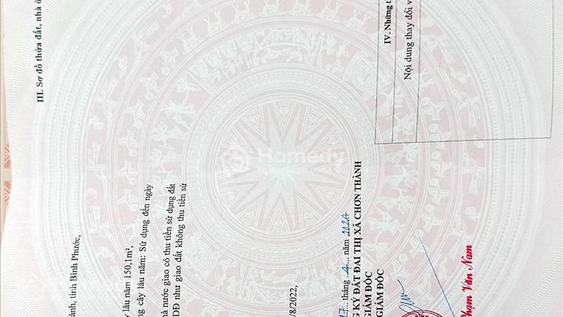 Đất đẹp pk4 mịn long chơn thành có 100m thổ cư - Ảnh 4