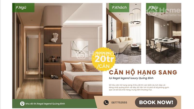 Ưu đãi và quyền lợi của booking trước tại căn hộ hạng sang Regal legend Luxury là gì? - Ảnh 1