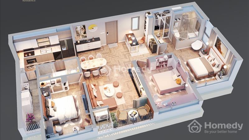 Chuyển nhượng căn hộ 3PN tầng 12 view trực diện biển Mỹ Khê Đà Nẵng - Ảnh 1