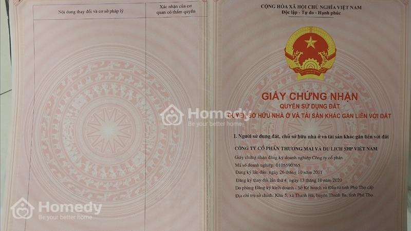 Cần chuyển nhượng Gấp lô đất kèm pháp nhân CTY đất dọc TL314 huyệnThanh Ba - Ảnh 2