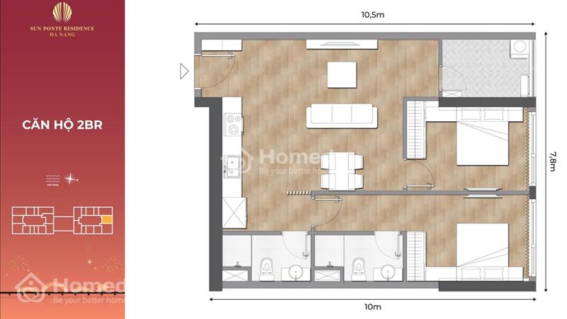 Duy nhất căn 2PN Sun Ponte Residence Da Nang giá gốc từ chủ đầu tư, hỗ trợ vay 0% lãi 30 tháng - Ảnh 4
