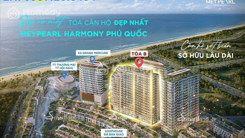 Mở Bán căn hộ cao cấp MeyPearl Phú Quốc. View biển, sở hữu lâu dài, chỉ 299tr/căn, full nội thất - Ảnh 1