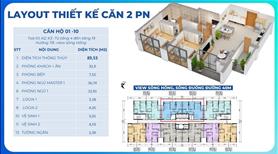 Bán căn 2PN 89m2 view cầu Đông Trù, BC Tây Nam, Giá5.4 tỷ bao phí, Nhận nhà 2025 - Ảnh 3