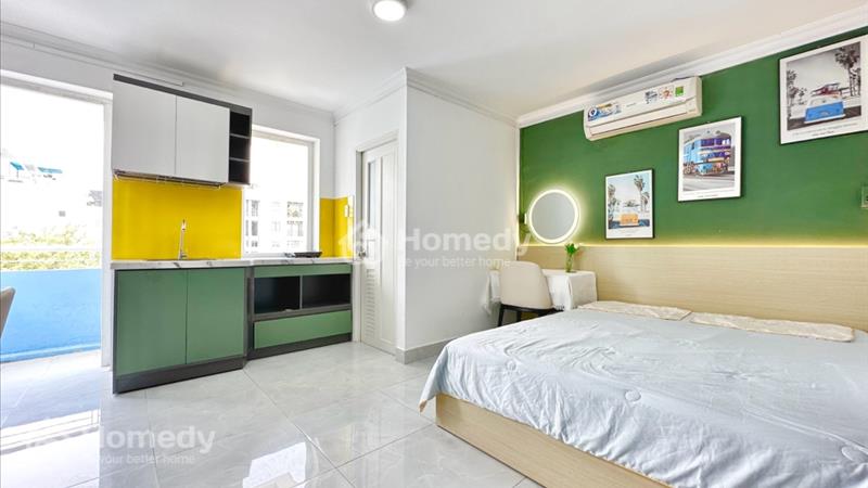 Phòng Studio 40m2 Ban Công, Gần Hà Đô Centrosa - Kỳ Đồng, Q3 - Ảnh 2