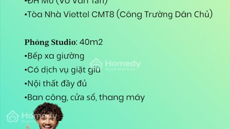 Phòng Studio 40m2 Ban Công, Gần Hà Đô Centrosa - Kỳ Đồng, Q3 - Ảnh 11