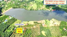 Đất view Hồ cực đẹp giá Sốc 565 TRIỆU /1119m2(sẵn 120m2 Thổ Cư) cách chợ Đắk sin 2KM 0919830239 - Ảnh 13