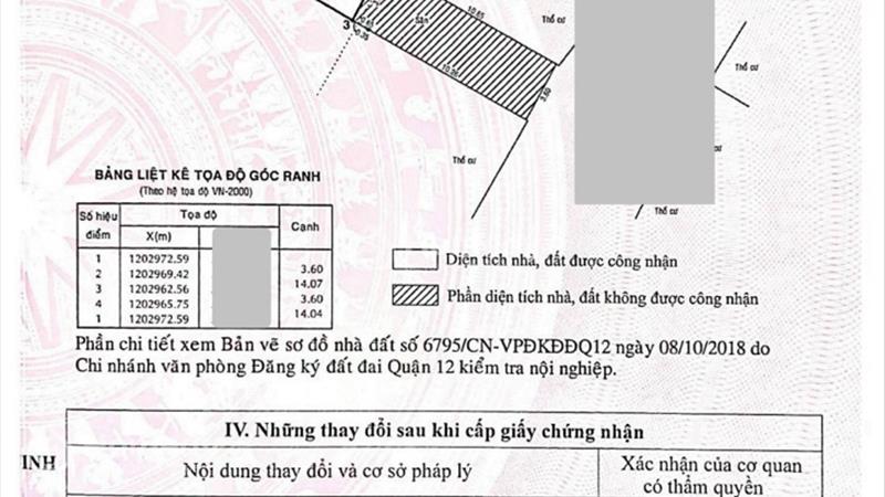 (DT00001/CS..317)-Bán nhà mặt phố tại Đường Hiệp Thành 44, Quận 12, Hồ Chí Minh diện tích 101m2 Gia - Ảnh 2
