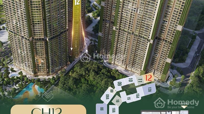 Lumiere Evergreen,A2 bán 2PN góc view nội khu,55.5m2 sử dụng Vinhomes Smart City, giá 4,4 tỷ ký cđt - Ảnh 2
