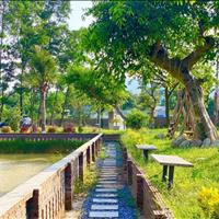 Bán hộ khu nhà vườn đã xây dựng cơ bản, nhà sàn rộng rãi đẹp, tường bao quanh, ao vườn đẹp, sạch.
