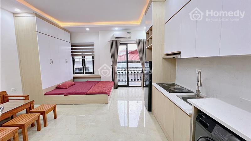 Cho thuê căn hộ dịch vụ full đồ trung tâm Ba Đình giá từ 6.6tr - Ảnh 1