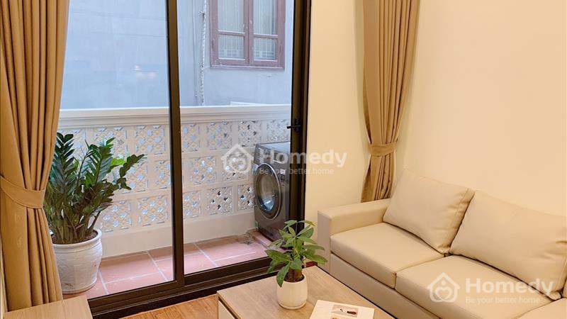 Cho thuê căn hộ 1 ngủ 1 khách trung tâm Ba đình full đồ, có ban công, ô tô đỗ cửa - Ảnh 7