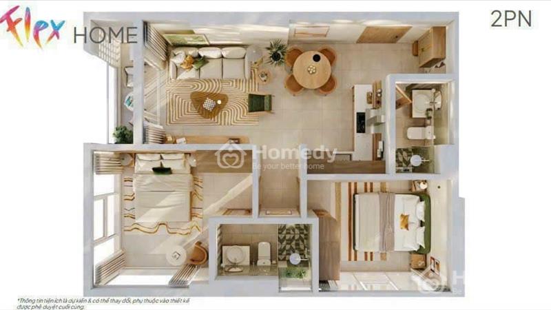 Căn hộ nghỉ dưỡng biển Libera Nha Trang chỉ từ 1,199 tỷ/căn . Full nội thất 5* - Ảnh 6