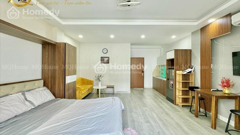 Cho thuê căn hộ dịch vụ studio đầy đủ tiện nghi, ban công thoáng mát Tân Bìn - Ảnh 4