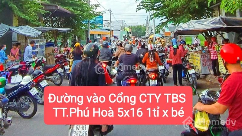 Bán nền Khu Công Nghiệp Phú Hoà đường vào cổng CTY TBS Giá 1tỉ450 - Ảnh 1