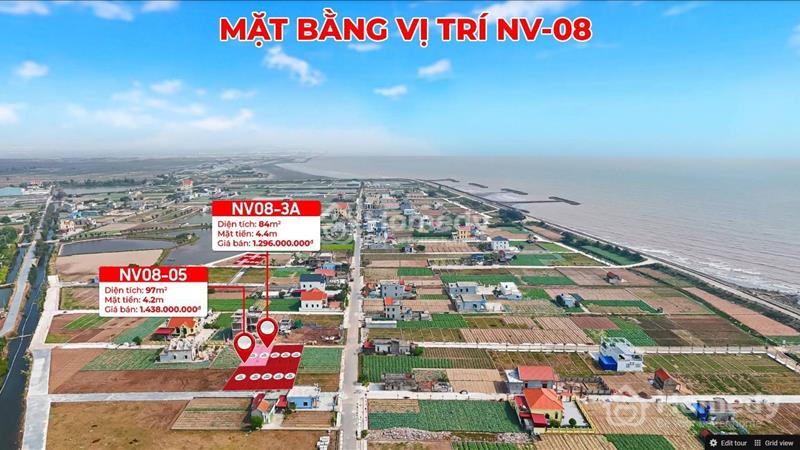 Bán đất mặt biển Quất Lâm sổ đỏ vĩnh viễn - Full thổ cư - Giá rẻ chỉ 1,3 Tỷ/Lô - Ảnh 1