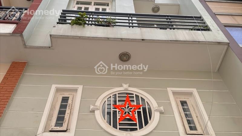 HXH Nơ Trang Long 5x11m, Trệt, Lửng, 3Lầu ST. 6pn, 7wc. Hợp VPCT+ở - Ảnh 1