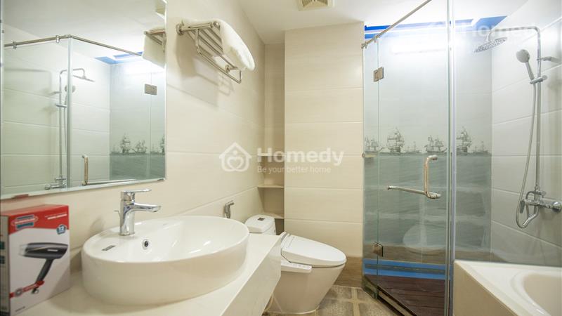 Cho thuê CHDV 1N 65m2, có ban công  cả phòng khách và phòng ngủ.  Giá thuê căn hộ 650usd/tháng - Ảnh 5