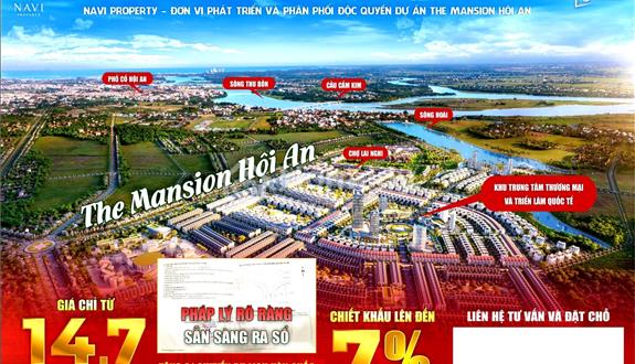 Bán đất dự án Mansion Hội An giá bán hấp dẫn 14.7tr/m2 - Ảnh 1