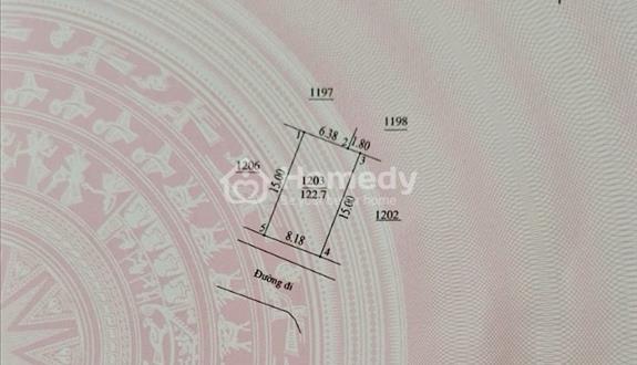 Lô đất Diện tích 122,5m2. khu đất dịch vụ 25,2 Ha Vân Canh Hoài Đức giá tốt để đầu tư - Ảnh 1