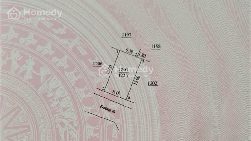 Lô đất Diện tích 122,5m2. khu đất dịch vụ 25,2 Ha Vân Canh Hoài Đức giá tốt để đầu tư - Ảnh 1