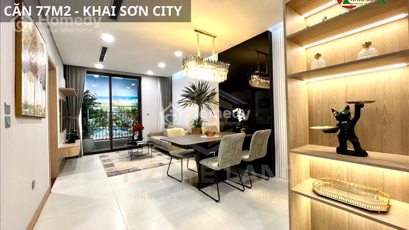 Chỉ từ 45 triệu/m2 sở hữu ngay căn hộ tại Khai Sơn City, view sông, view thành phố liền kề phố Cổ. - Ảnh 3