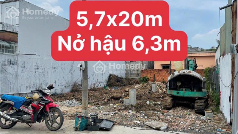 Chủ cần bán đất đẹp đường TX22 5,7x20 nở hậu 6,3m sát bên chợ Minh Phát gần ngã tư Ga - Ảnh 1