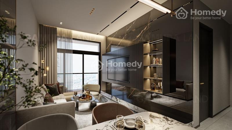 Bán căn 2PN thanh toán 30% nhận nhà tại Eaton Park - View sông và View hồ bơi - Ảnh 3