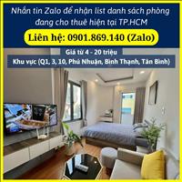 Giá tốt! Cho thuê Căn hộ tại Tân Bình ☆ Giá 4 - 12 triệu - Nhắn tin để nhận danh sách (giá rõ ràng)