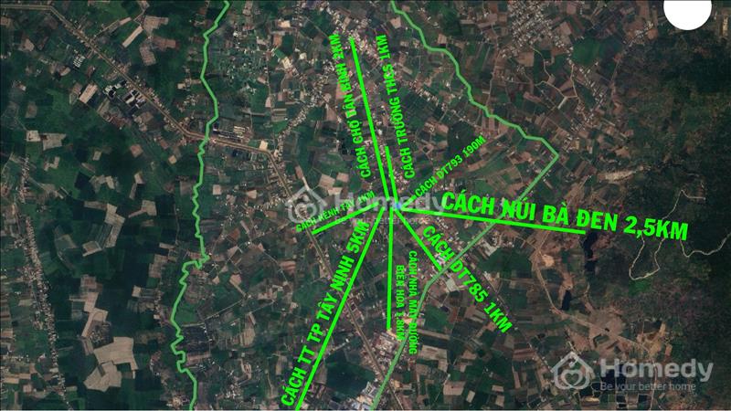 Chính chủ diện tích 6.122 có sẳn 400 thổ cư, Quy hoạch phủ hồng 100%, View Núi Bà Đen cực phẩm, Hỗ - Ảnh 6