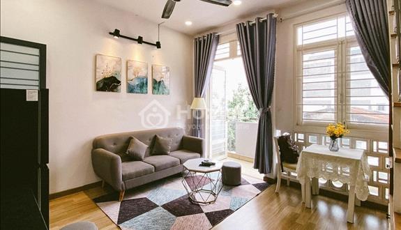 Cho Thuê Penthouse 2 tầng Full nội thất 1PN 1Phòng khách với ban công gần Sơn Bay tân Sơn - Ảnh 1