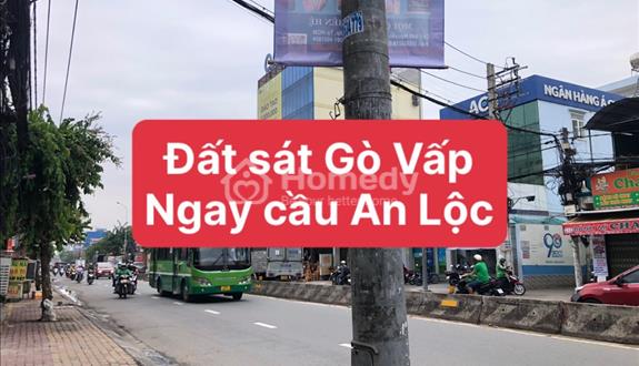 Bán đất 1/ Hà Huy Giáp ngay cầu An Lộc sát Gò Vấp 4x19m sổ hồng riêng thổ cư đường 10m ôtô quay đầu - Ảnh 1