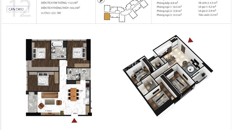 DS căn hộ Sunshine City Ciputra cho thuê 2PN 3PN từ 19tr full nội thất cao cấp - Ảnh 8