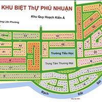 Chính chủ bán nhanh lô biệt thự trục chính, KDC Phú Nhuận đường 20m, hg Tây Bắc, lô A2