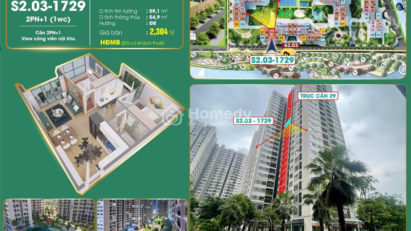 Bán căn hộ 2PN mới 100% Khu Sapphire . Vinhomes Ocean Park. Thành 0912253990 - Ảnh 1