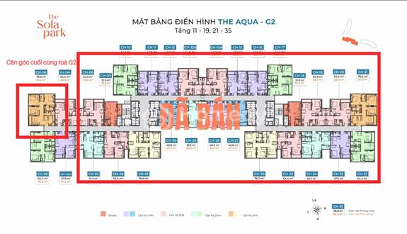 Sola Park - Vin Smartcity Căn góc 3 PN tầng cao 2 view thoáng cuối tòa G2 ưu đãi tốt - Ảnh 1